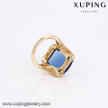 14584 Xuping elegant delicacy 18K gold plated finger ring of Square Stone